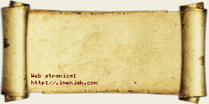 Jelena Barać vizit kartica